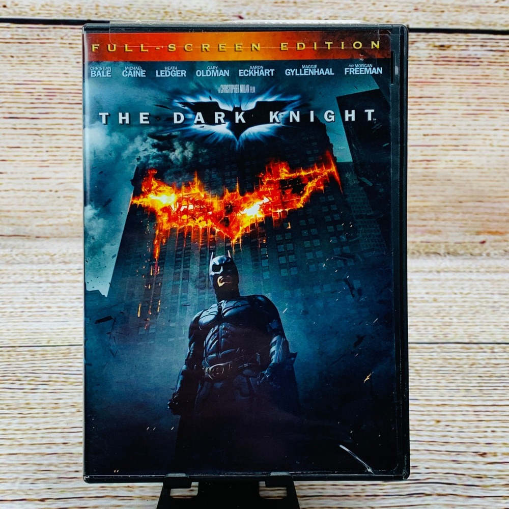 The Dark Knight [2008 DVD Full Screen‎ Edition] Action Crime Drama Movie Film